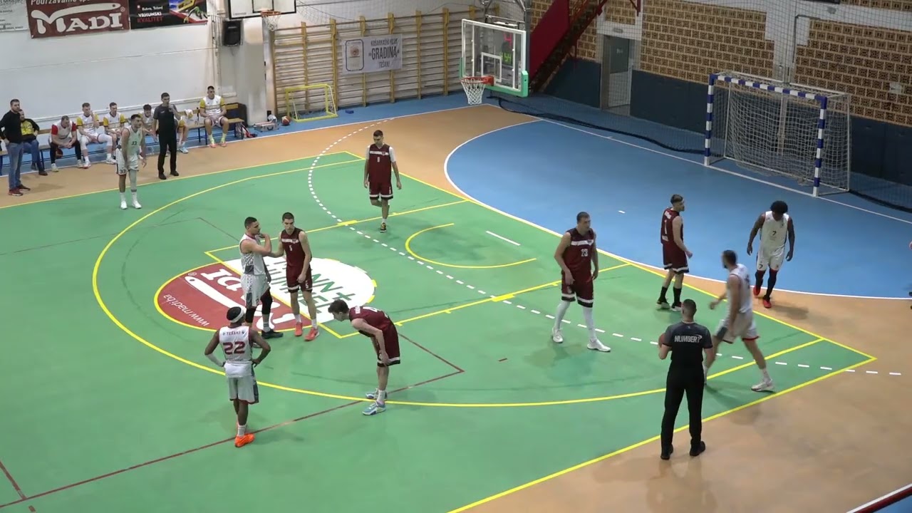 KK GRADINA TEŠANJ - KK BOŠNJAK HADŽIĆI  A1 Liga KSBIH Kolo br:20