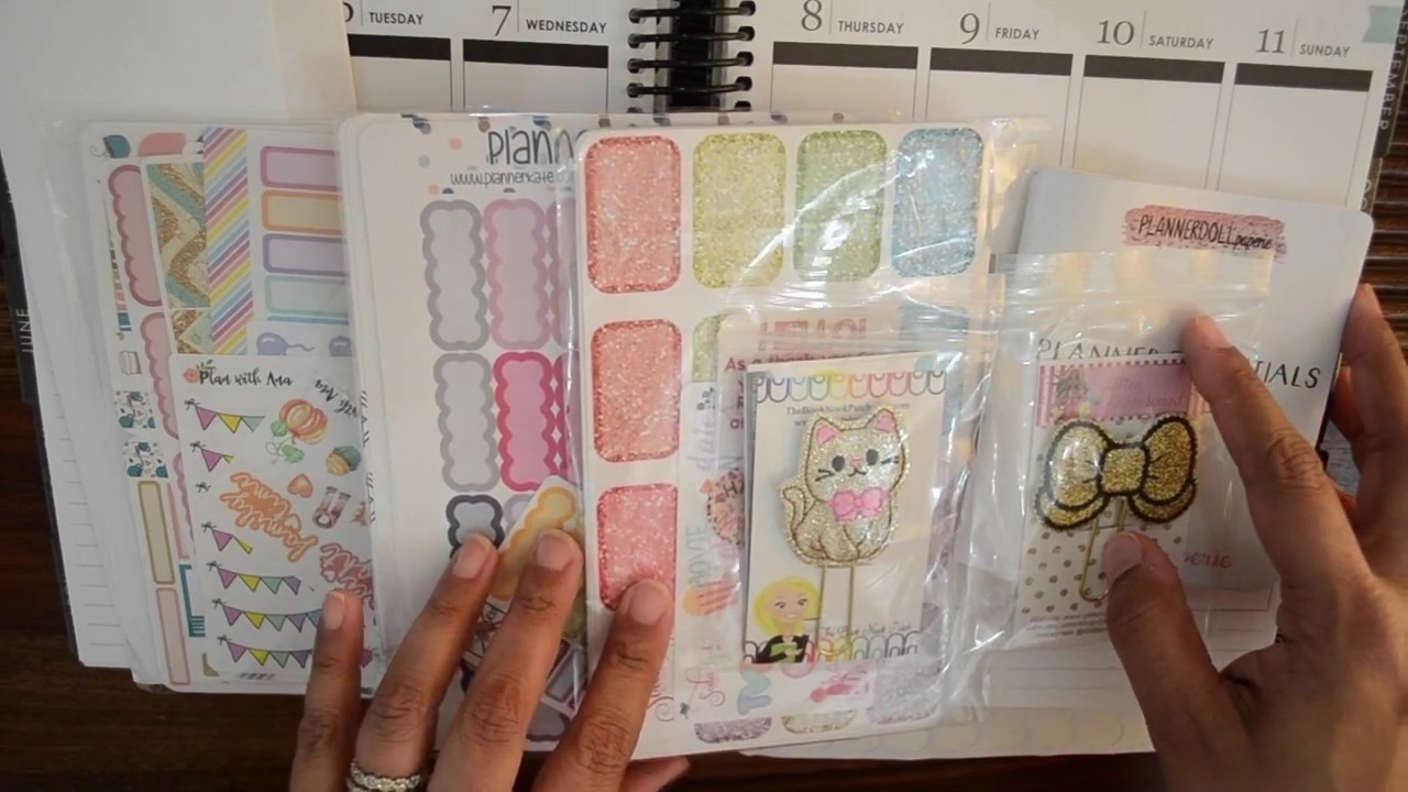 Etsy Haul Ft. PlannerKate1, PlanwithAna, Sodapopstudioshop and many more