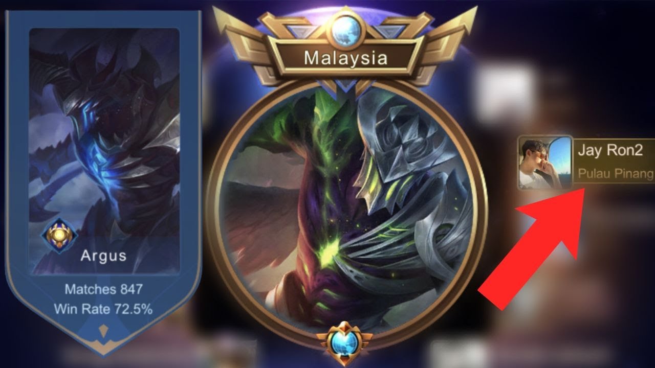 BACK TO DAILY LIVE STREAM | MALAYSIA NO.7 ARGUS GLOBAL 72 WINRATE SOLO RANK MYTHIC 400+
