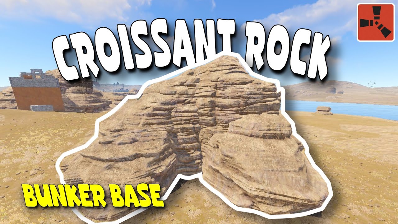 RUST - CROISSANT ROCK 🥐 BUNKER (Desert Rock) Base Design