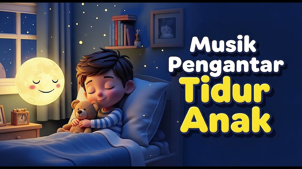 Musik Pengantar Tidur Anak 😴🎵 – Relaksasi Dalam & Bantu Perkembangan Otak Bayi 🧠
