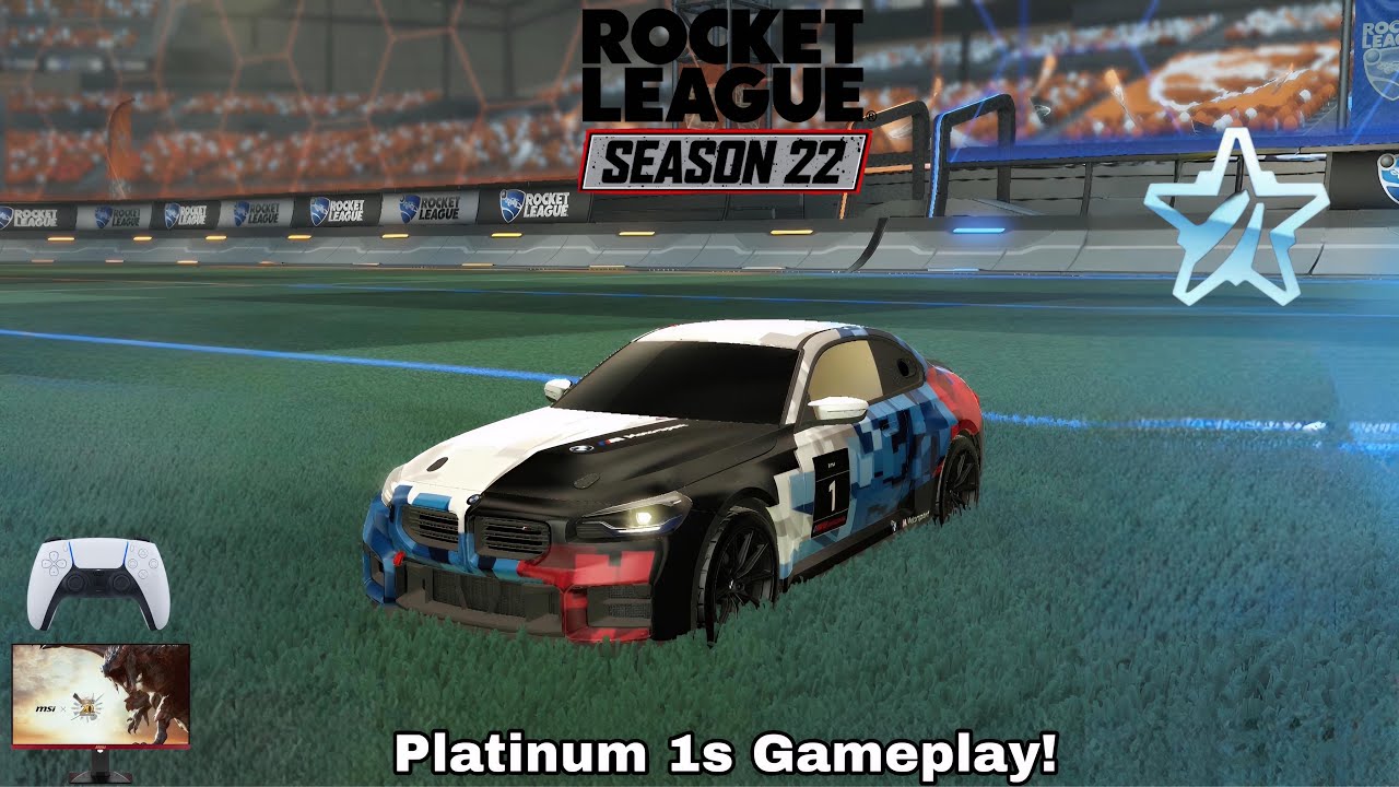 Rocket League | S22 Ranked 1s Gameplay! [PS5 Controller]