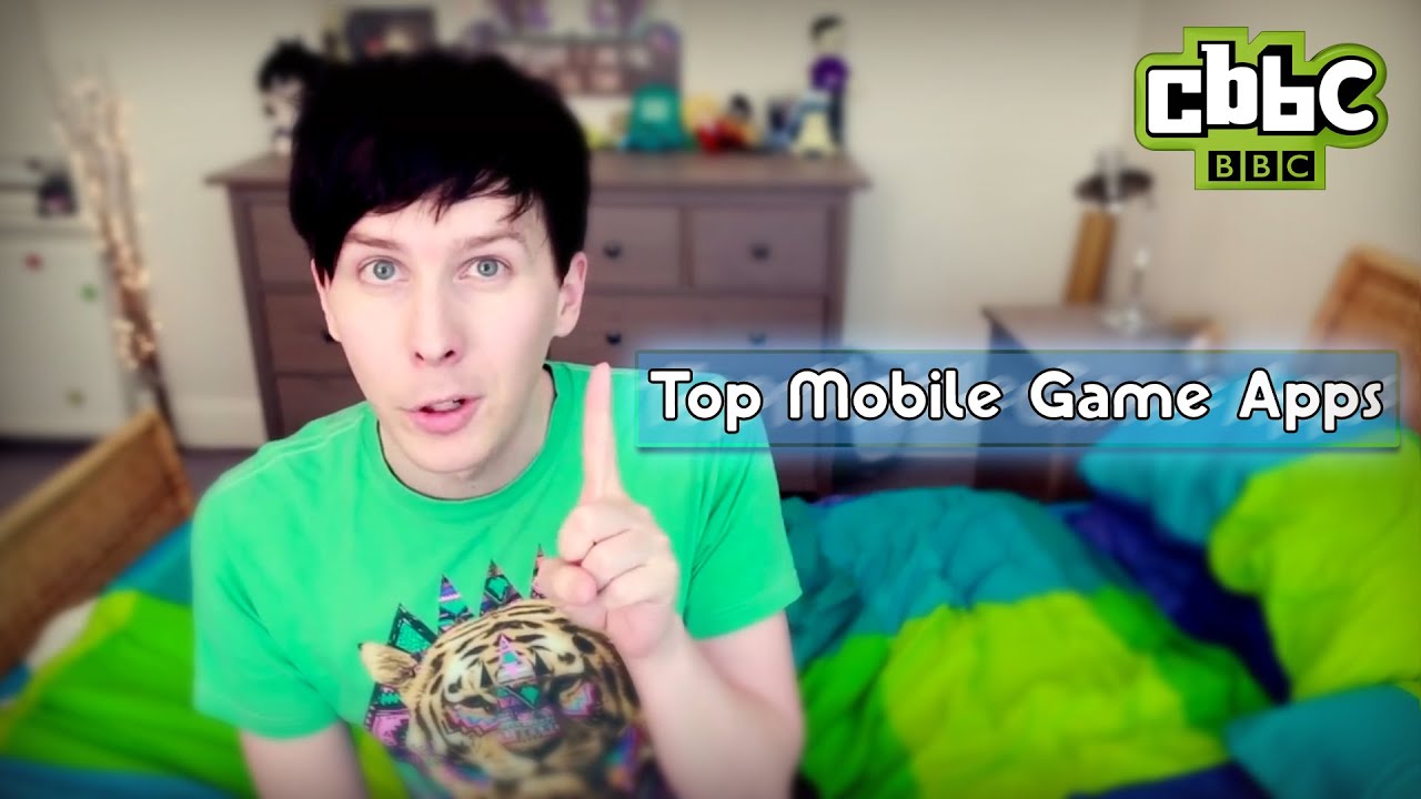 Phil Lester's top mobile game apps on CBBC's Technobabble
