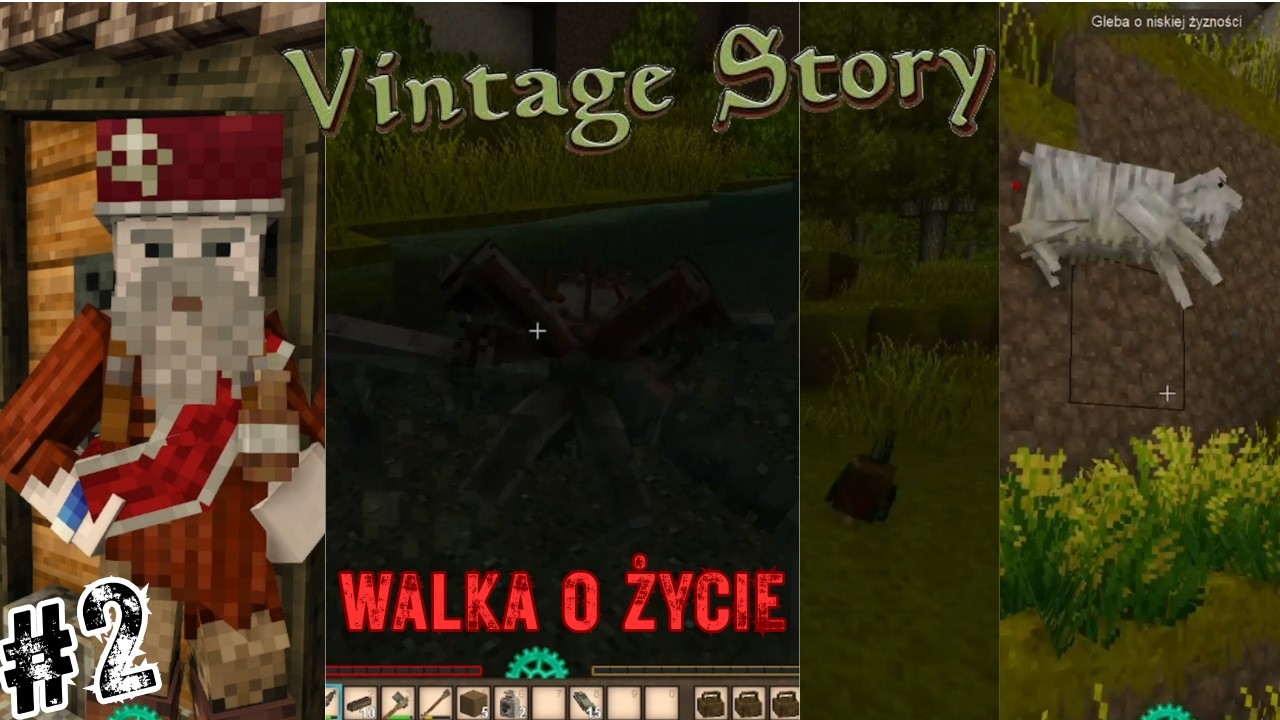Vintage Story- Dzień Drugi Walka !!!!!!!!!