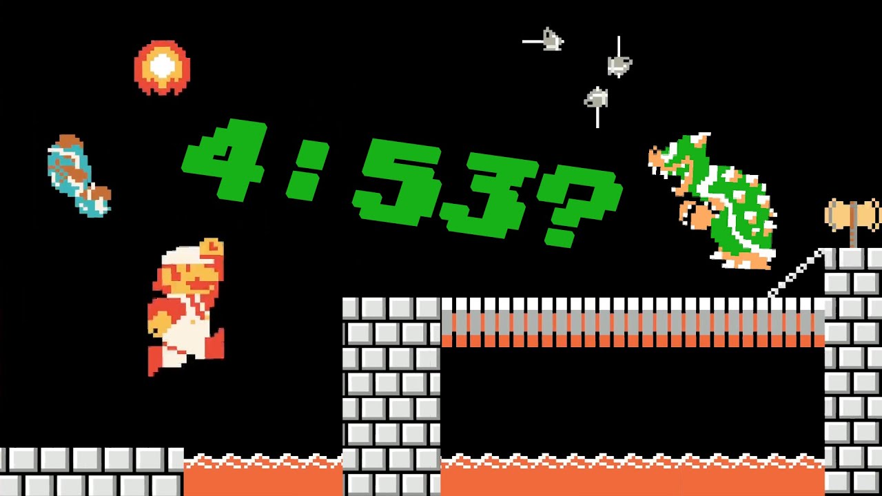 Super Mario Bros. Deluxe Any% Speedrun in 4:53.634 (World Record)