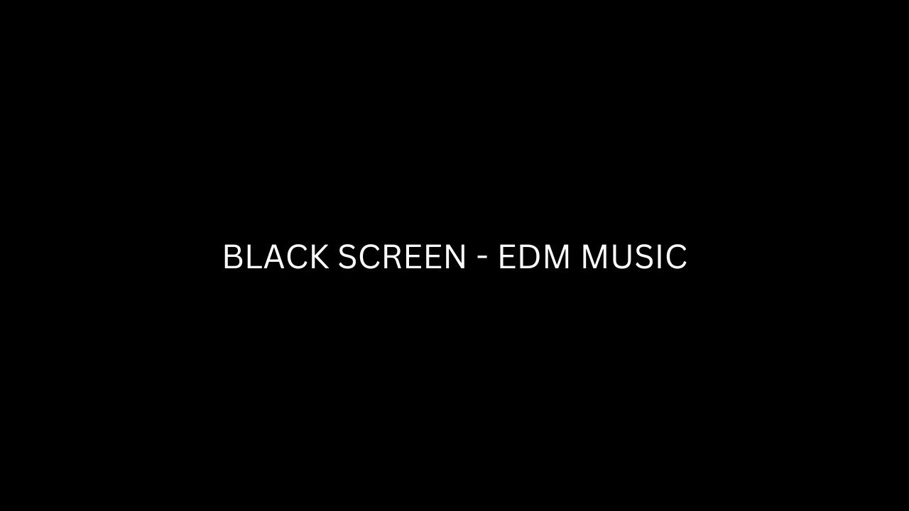 Don&rsquo;t Watch. Just Listen. | Pure EDM Black Void &ndash; Immersive Audio Only