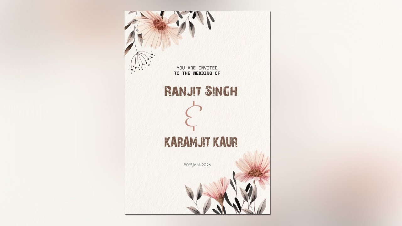 LIVE || WEDDING CEREMONY || RANJIT SINGH & KARAMJIT KAUR