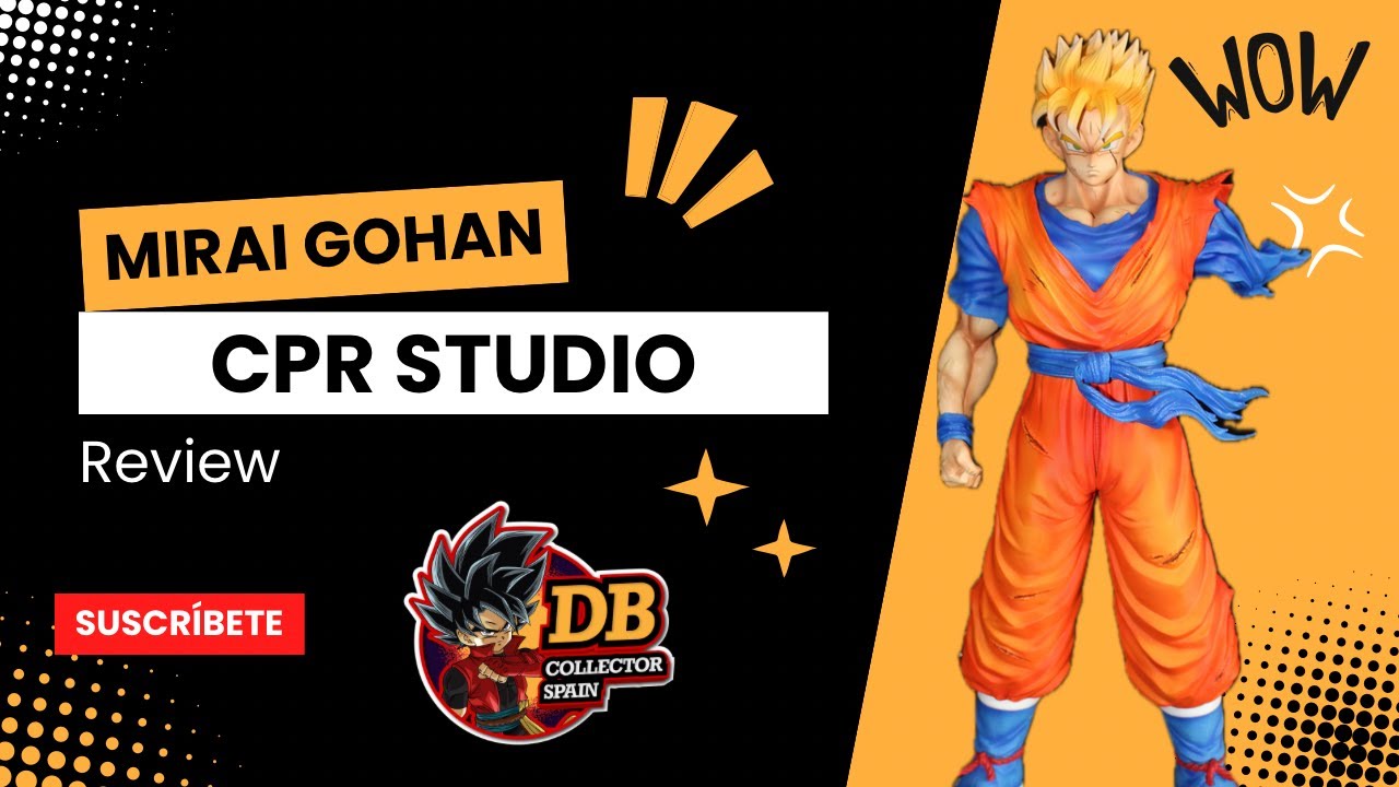 Review Mirai Gohan - Resina de CPR Studio Dragon Ball 1/6 G/166
