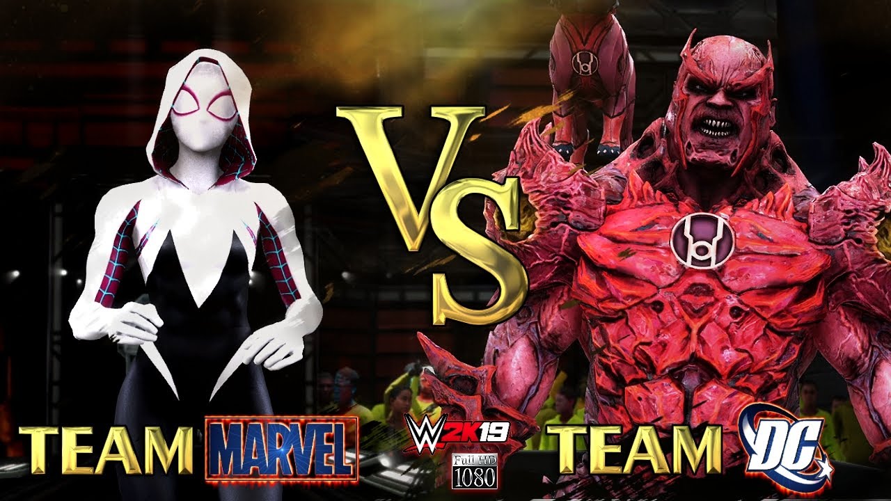 ⭐ MARVEL -VS- DC ⭐ | ROUND 018 | Team Marvel VS. Team DC | WWE 2K19 Gameplay | Community Wish