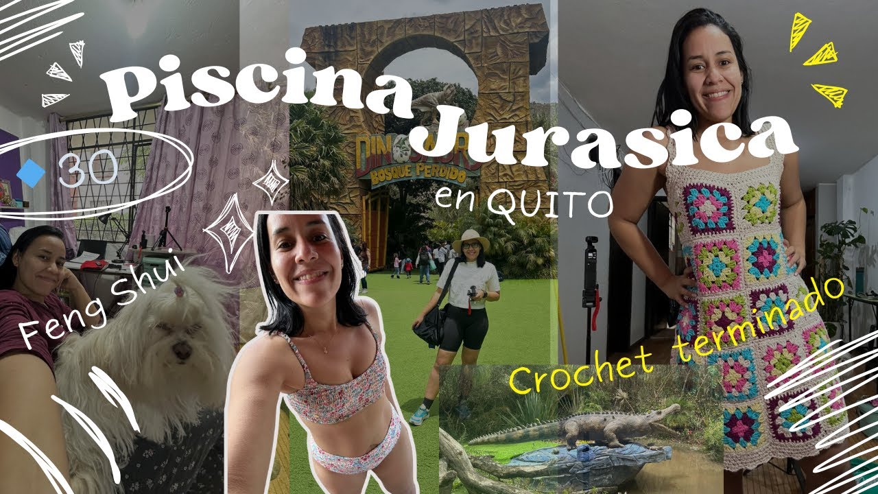 Vlog Semanal 🔹 Piscina de dinosaurios, crochet terminado y feng shui en casa 🦖🧶🌿 30