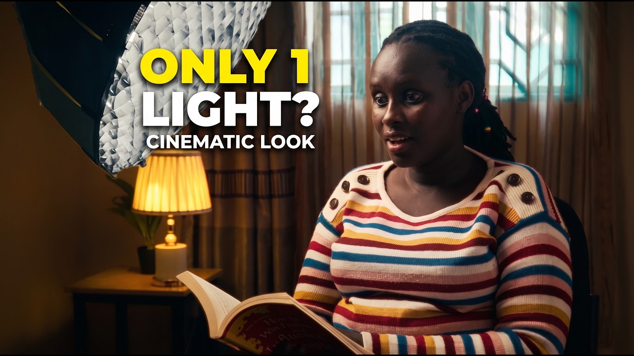 How to Create Cinematic Lighting Using One Light