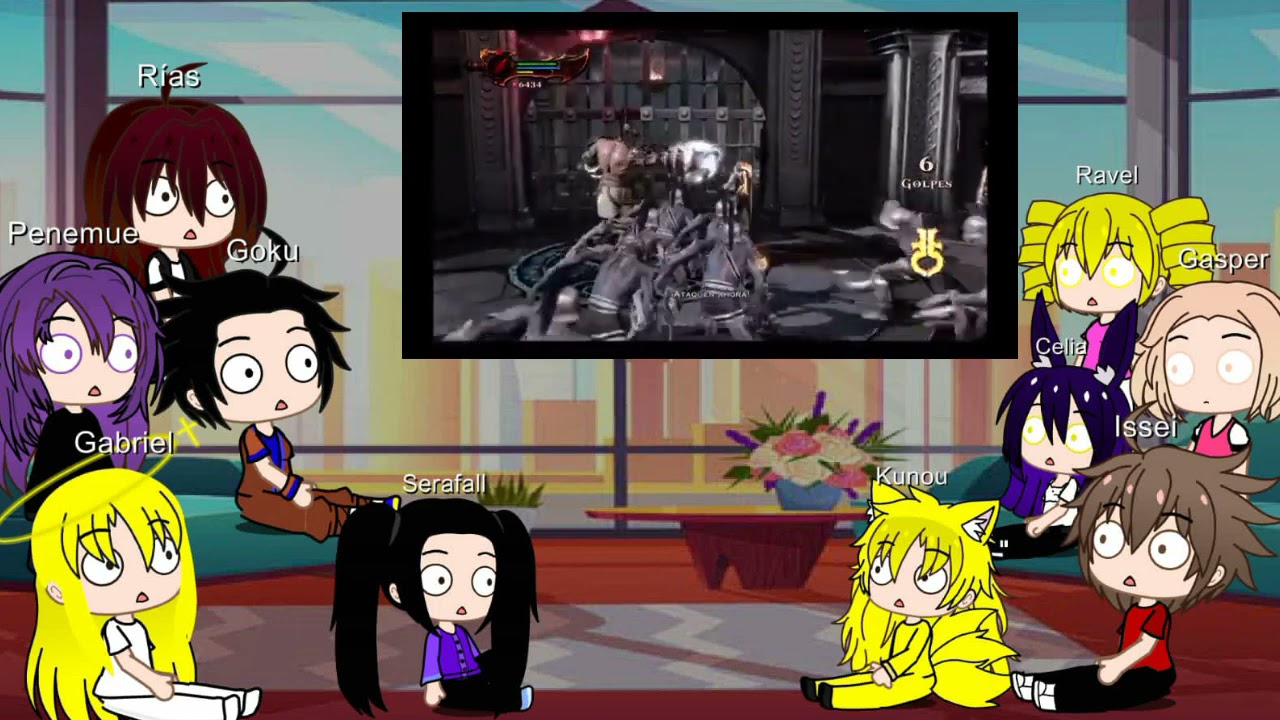 Goku Y DxD Reaccionan A Kratos Vs Heracles