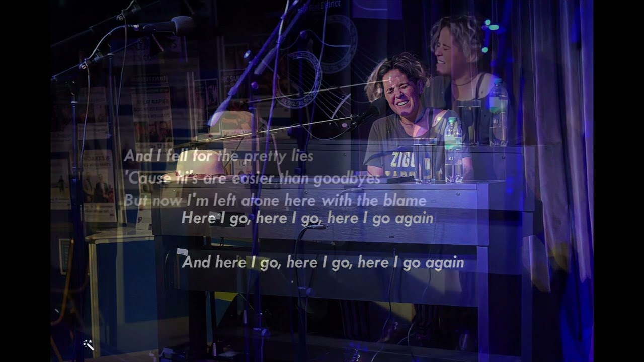 Amy Wadge - Here I go again - lyric/stills - live at Alstonefield on 26 June 2021