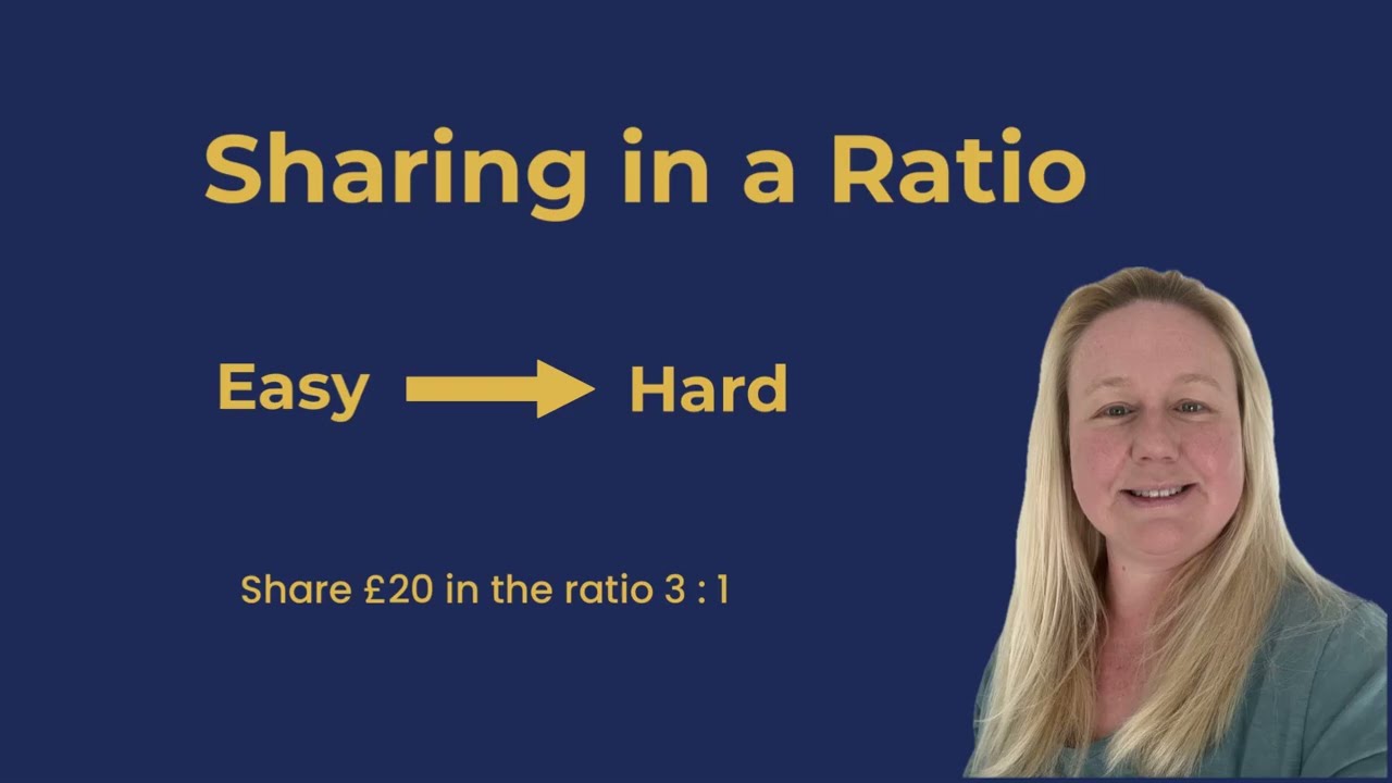 Sharing in a Ratio GCSE Maths | Easy to Hard Exam Questions