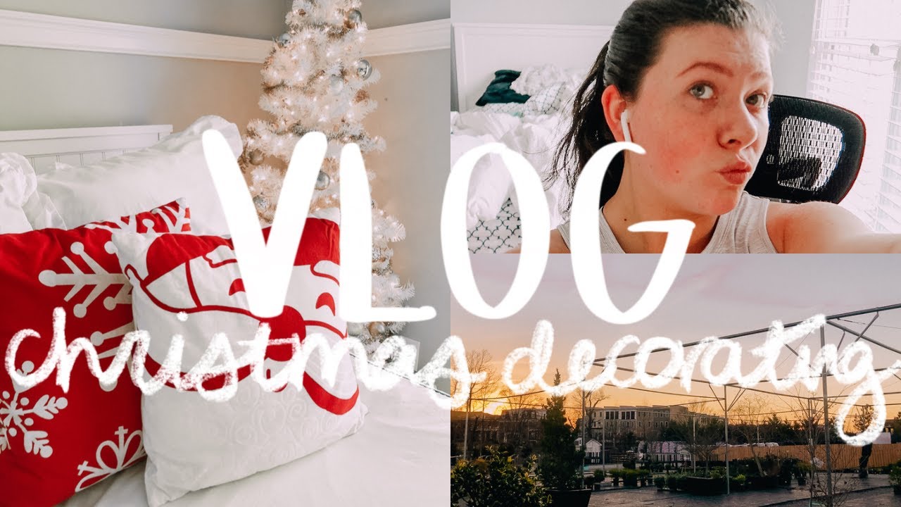 VLOG: decorate with for christmas with me...a surprisingly productive sunday | VLOGMAS 2020