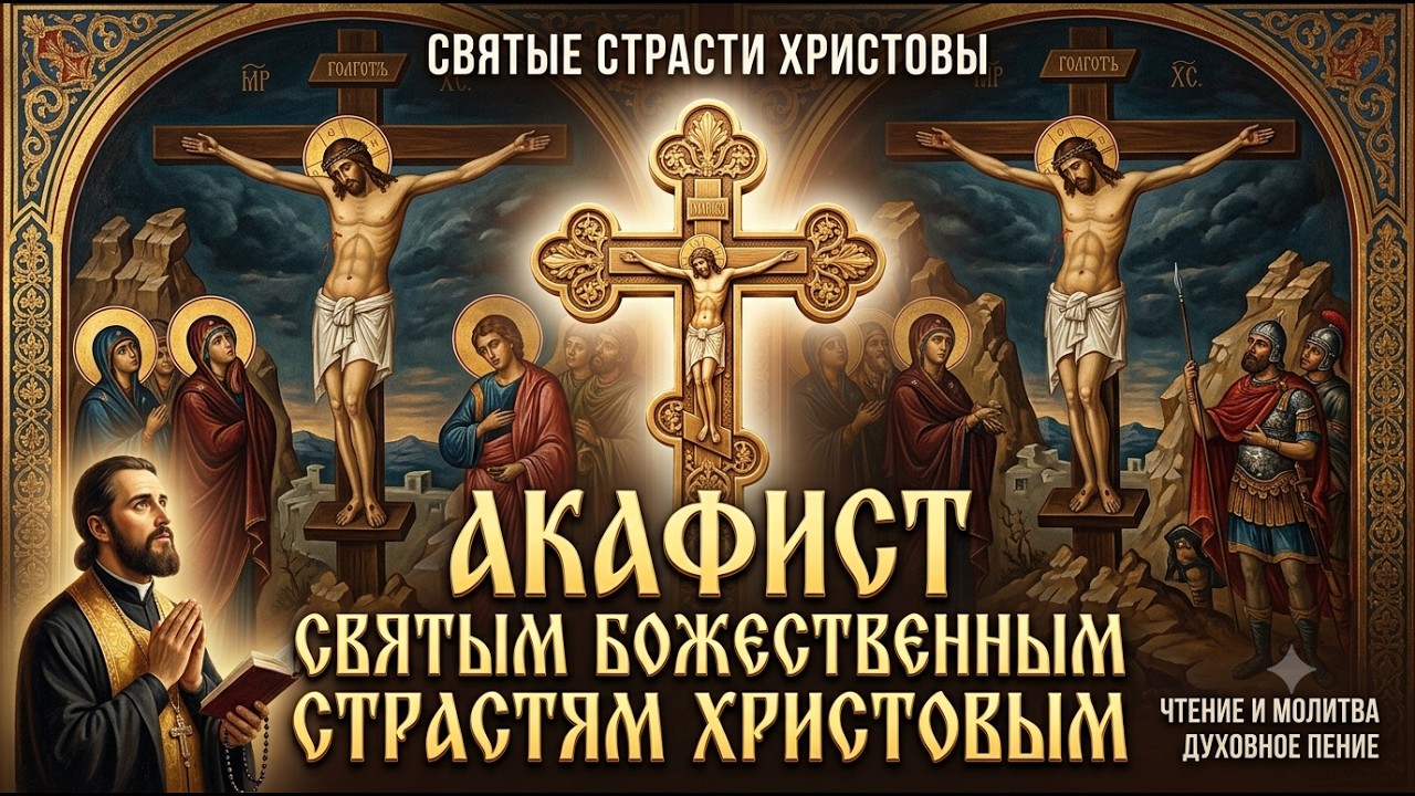 ✞ Акафист Святым Божественным Страстям Христовым