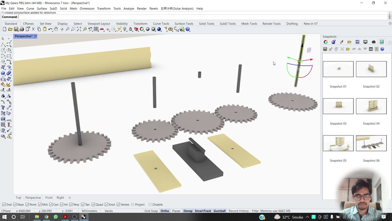 How to create exploded animations in Rhino