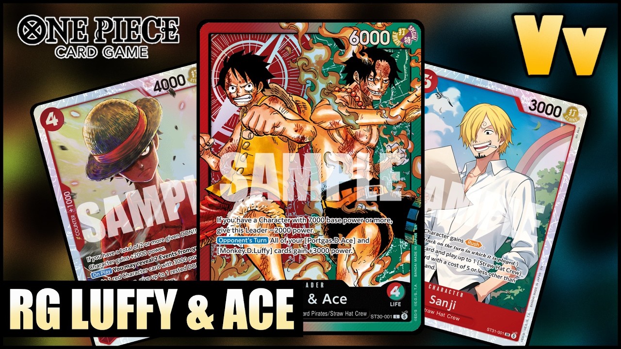 One Piece TCG: Возвращение к красно-зелёным Луффи и Эйсу в формате OP17 &mdash; эта колода невероятно а...