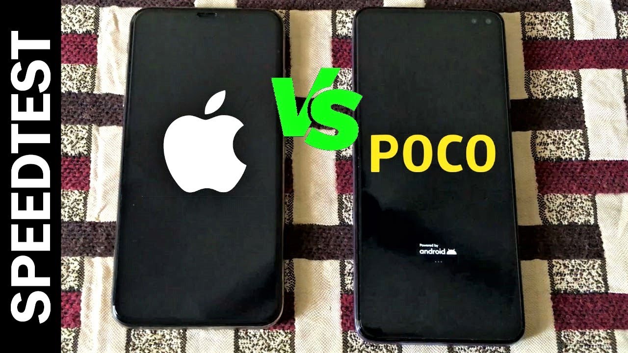POCO X2 Vs iPhone XS Max Speedtest | Premium Vs Midrange Smartphone - Shocking Results