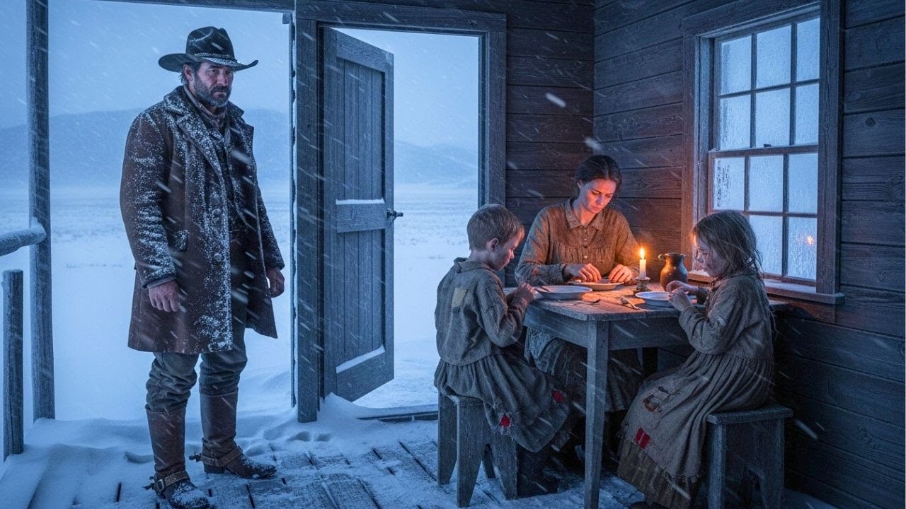 'Pack Your Things, We’re Going Home' The Cowboy Said After Seeing A Widow And Her Kids Eating Scraps