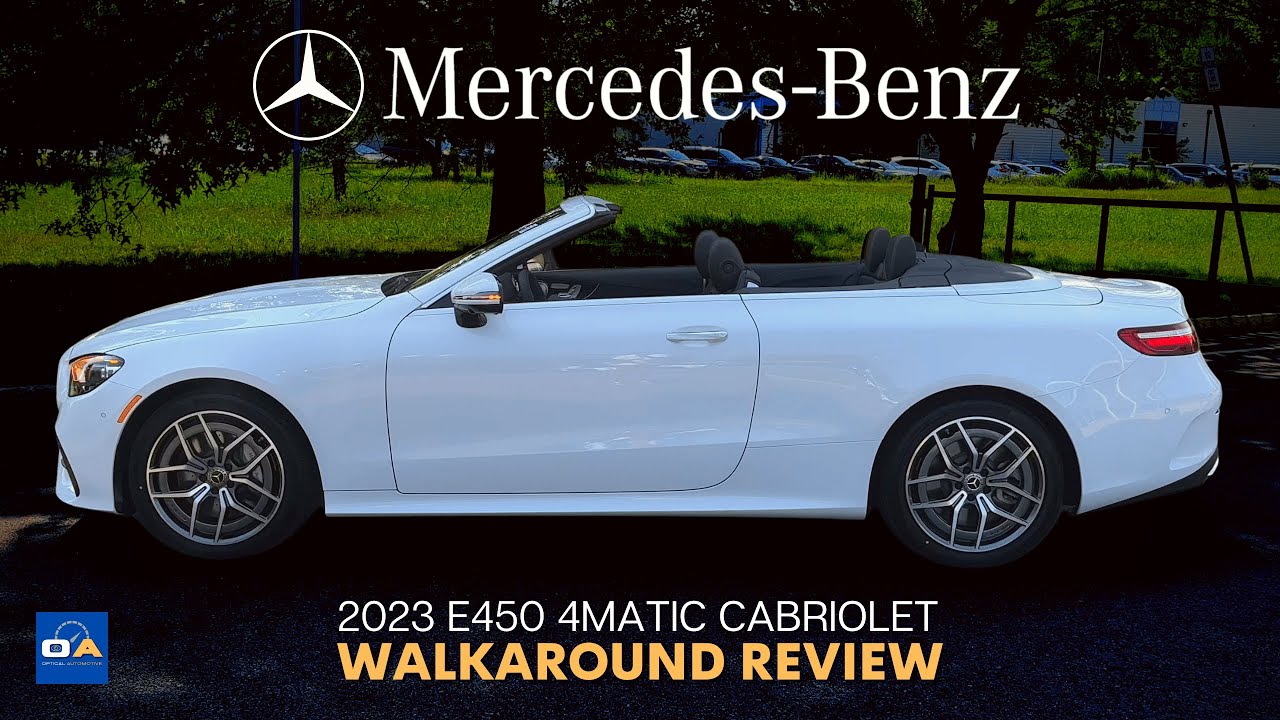 Mercedes-Benz E450 Cabriolet 2023 года | ЛУЧШИЙ кабриолет класса люкс? | Обзор кабриолета E450 4M...