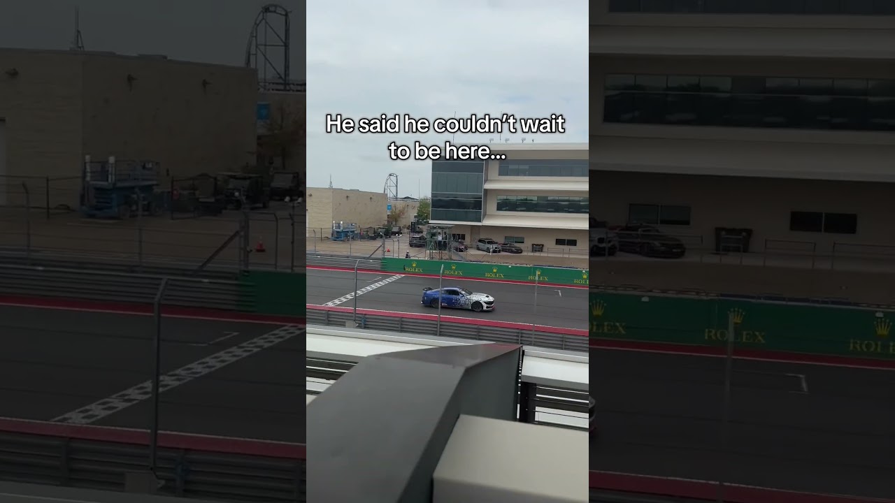 Bro wouldn’t stop talking about COTA… until now. 