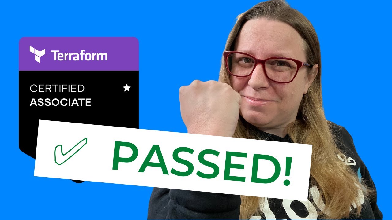 I passed the Terraform Associate Certification!
