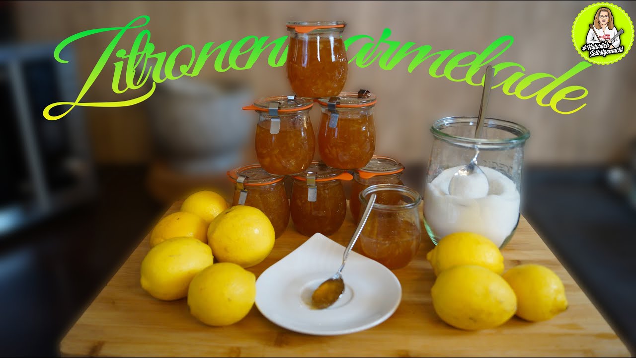 Zitronenmarmelade - fruchtig und herb