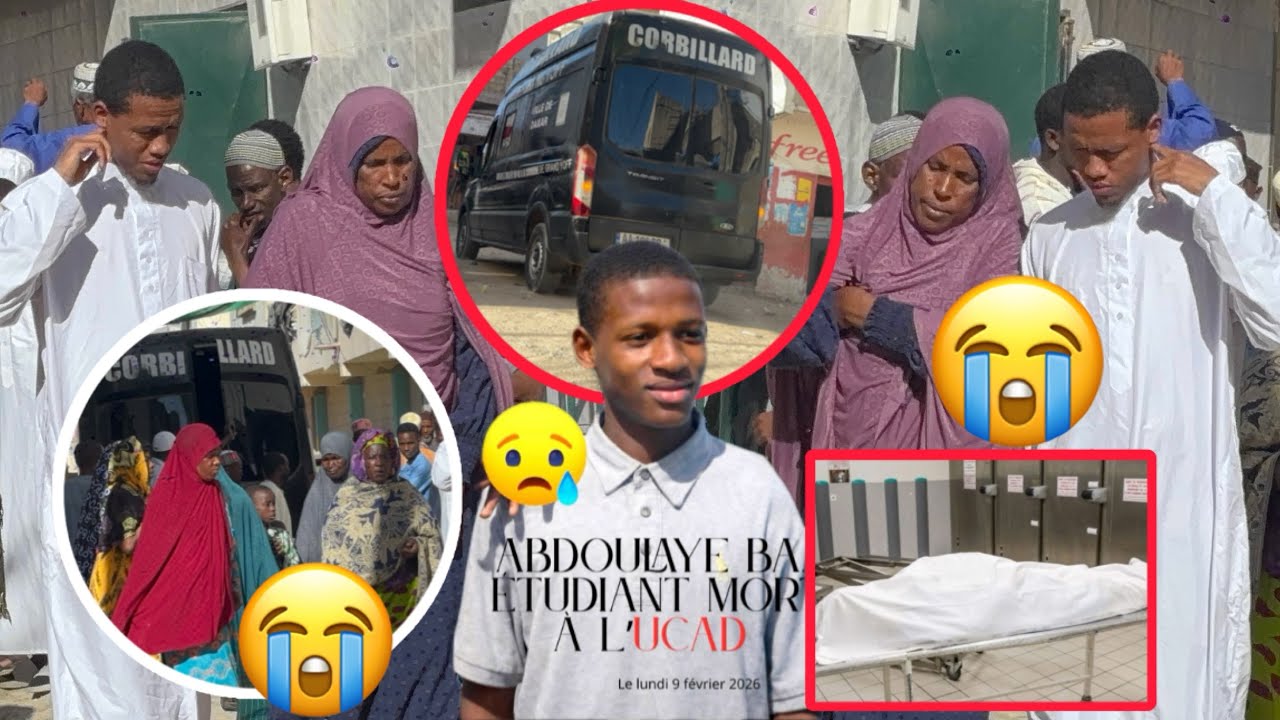 😭Lever du corps de L’Etudiant Abdoulaye  Ba, sa maman inconsolable devant le cercueil😭😭