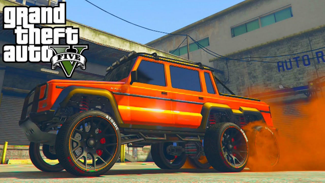 GTA 5 - Benefactor Dubsta (6x6) Full Customization Paint Job Guide