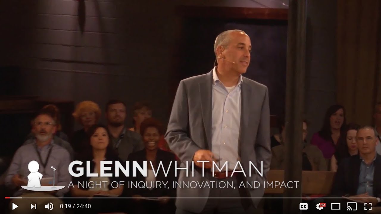 Glenn Whitman | A Night of Innovation, Inquiry, and Impact