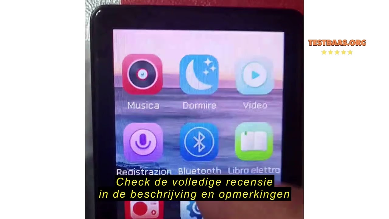 Review ODEJOI 64 GB MP3-speler Bluetooth 5.3, 2,8 inch touchscreen, draagbare hifi-muziek voor kinde