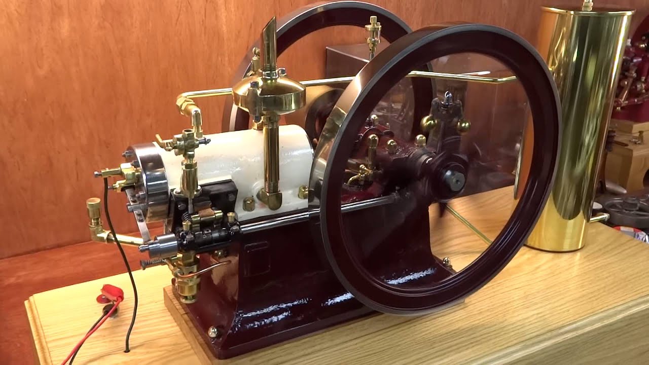 Callahan Cam Stopper Scale Model Side Shaft Gas Engine running much better