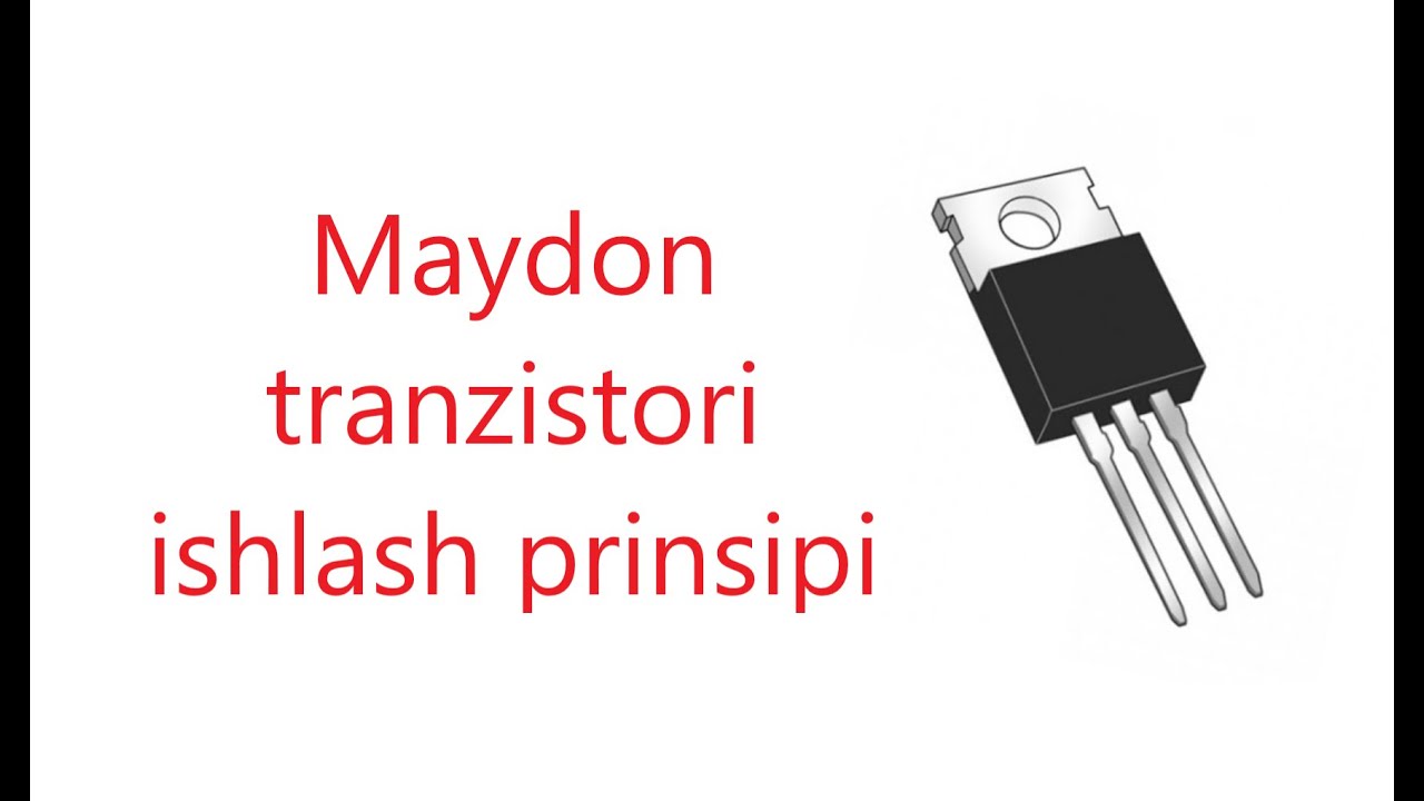 100-dars: Maydon tranzistori, MOSFET.