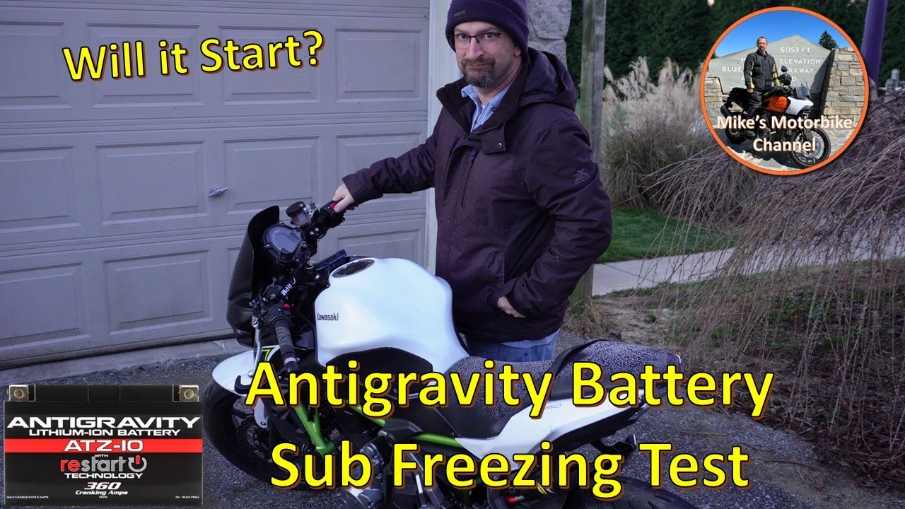 Antigravity Lithium Battery Test - Sub Freezing Temps.