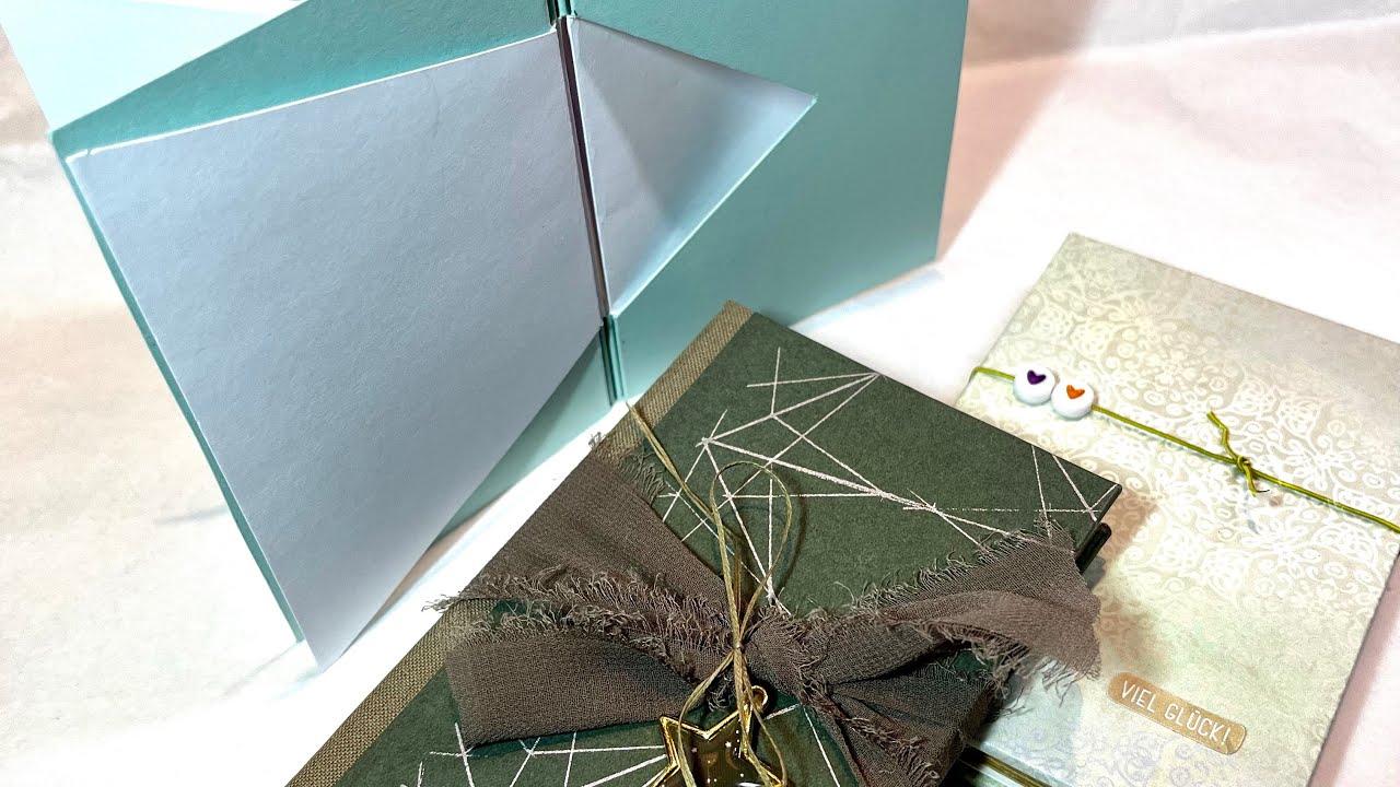 Anleitung: Minialbum mit raffiniert interessanter Bindung 🌺