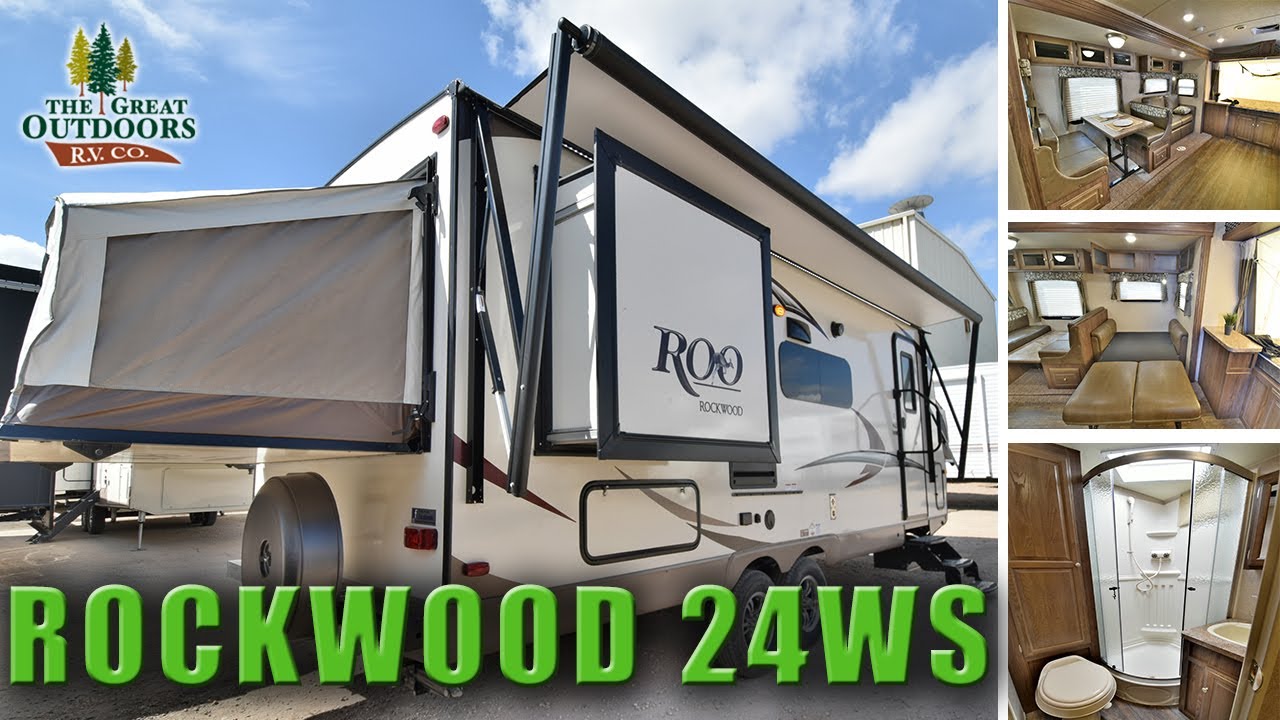New Hybrid Expandable RV 2018 ROCKWOOD 24WS Pop Out Colorado Camper