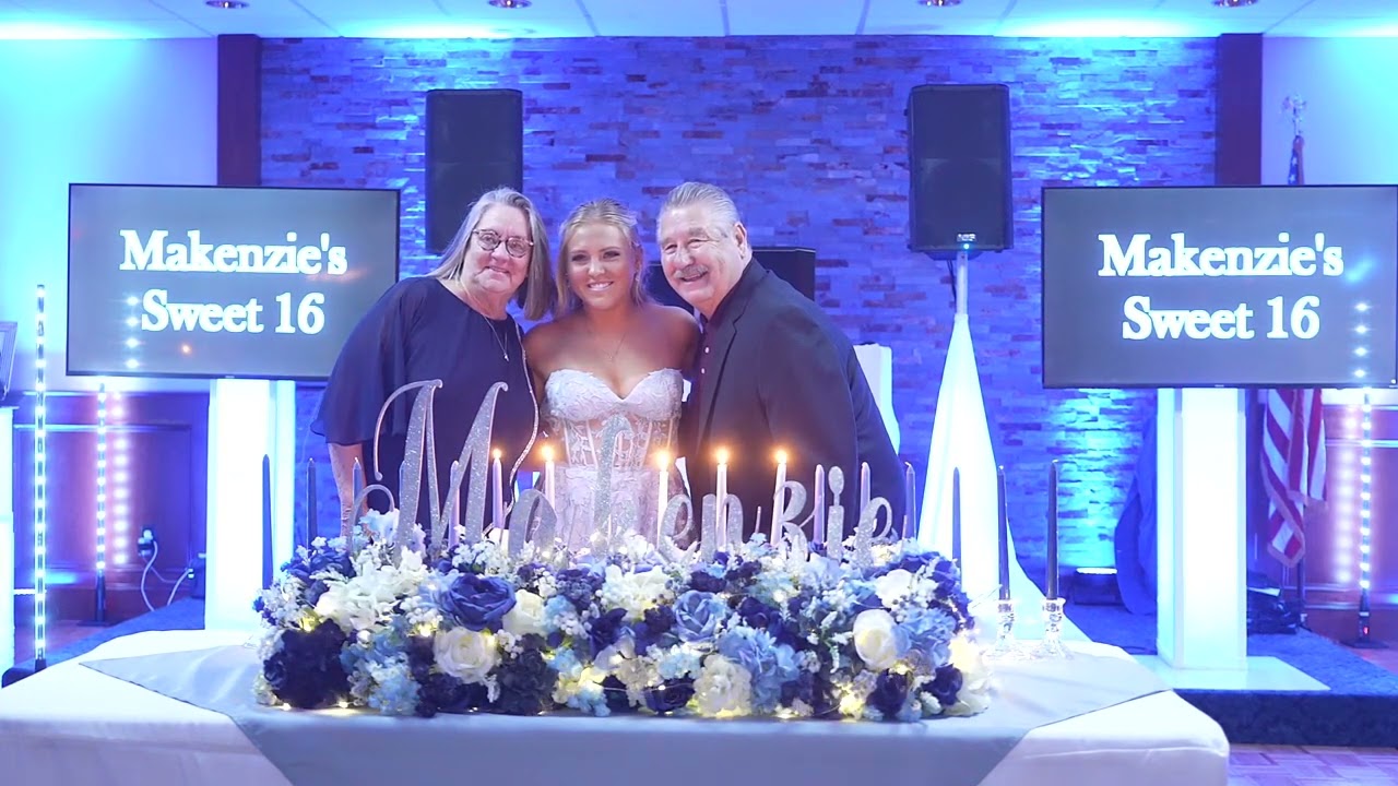 Makenzie sweet 16 candle lighting ceremony