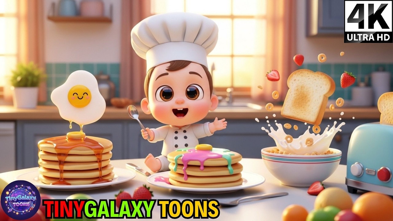 Yummy Breakfast Song for Babies 👶🥣 | Kids Morning Song | TinyGalaxy Toons