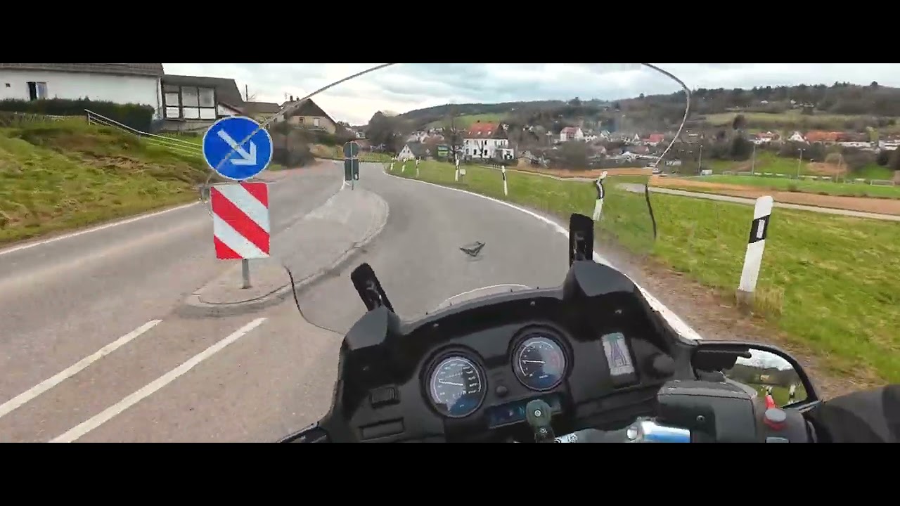 MIT MEINER BMW R 1150 RT DURCH DAS MANDELBACHTAL/SAARLAND. ORIGINALSOUND OHNE MUSIK