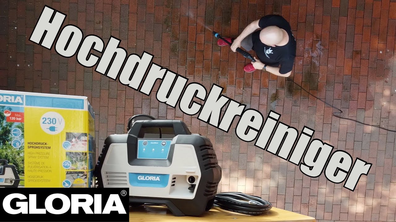 Gloria Hochdruckreiniger Multijet Selbstansaugend 120 Bar Power