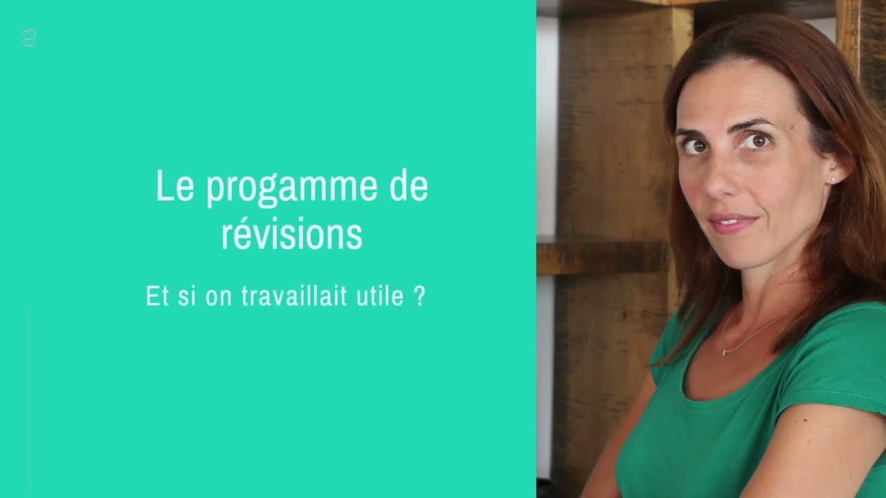 Révisions, programme de travail... Et si on travaillait utile ?!