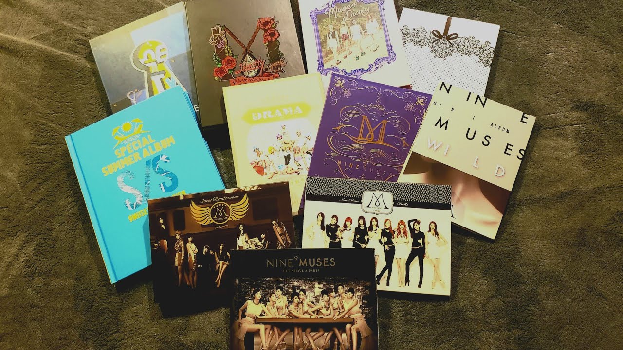 MY NINE MUSES (9MUSES) KPOP ALBUM COLLECTION