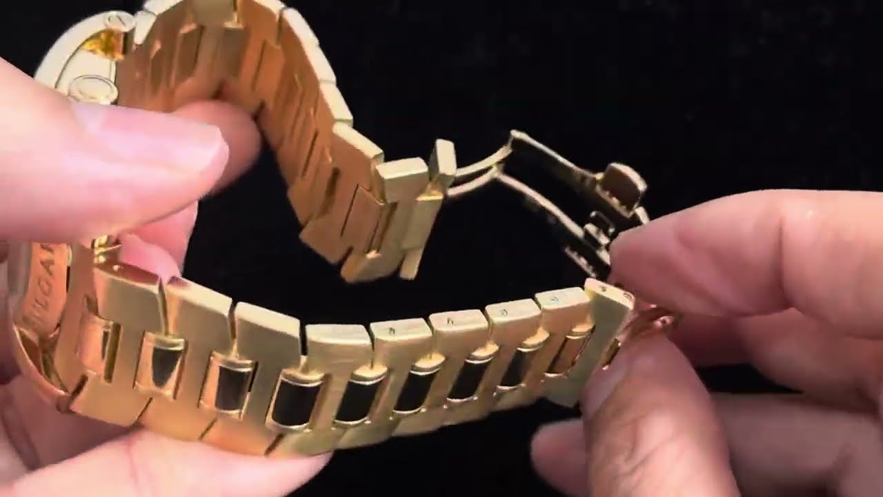 大大嚿金抵過買金鏈￼🤣🤓18k 黃金￼ 全金帶BVLGARI ASSIOMA AA44
