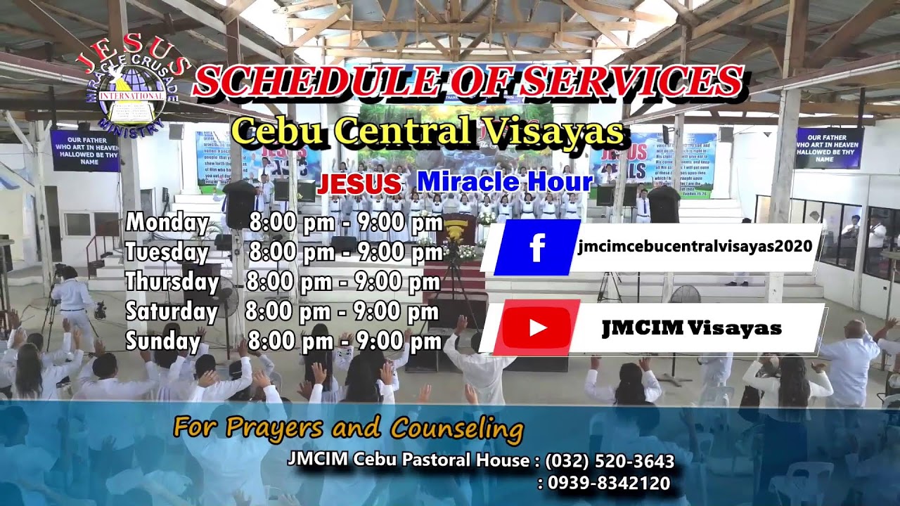JMCIM CEBU  CENTRAL VISAYAS FRIDAY SERVICE MAY  26, 2023
