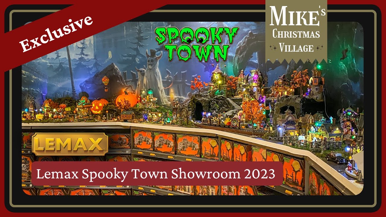 EXCLUSIVE: Lemax Spooky Town NEW 2023 Village Display