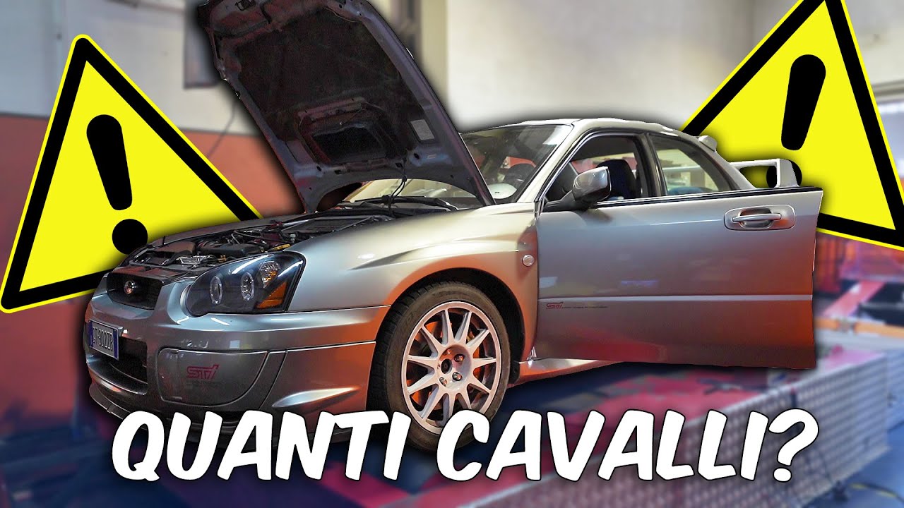 QUANTI CAVALLI PUO' FARE UNA SUBARU IMPREZA STI 2005?
