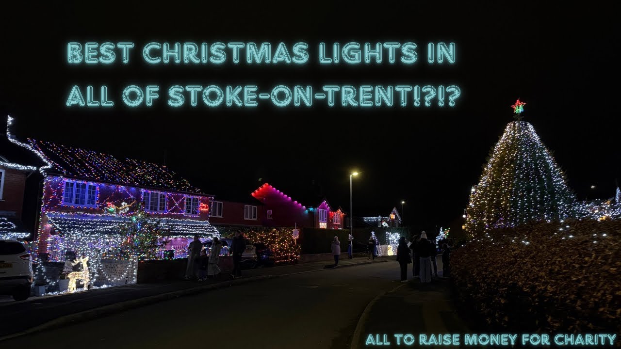 Best Christmas Street Lights in Stoke on Trent? - Bromsberrow Way