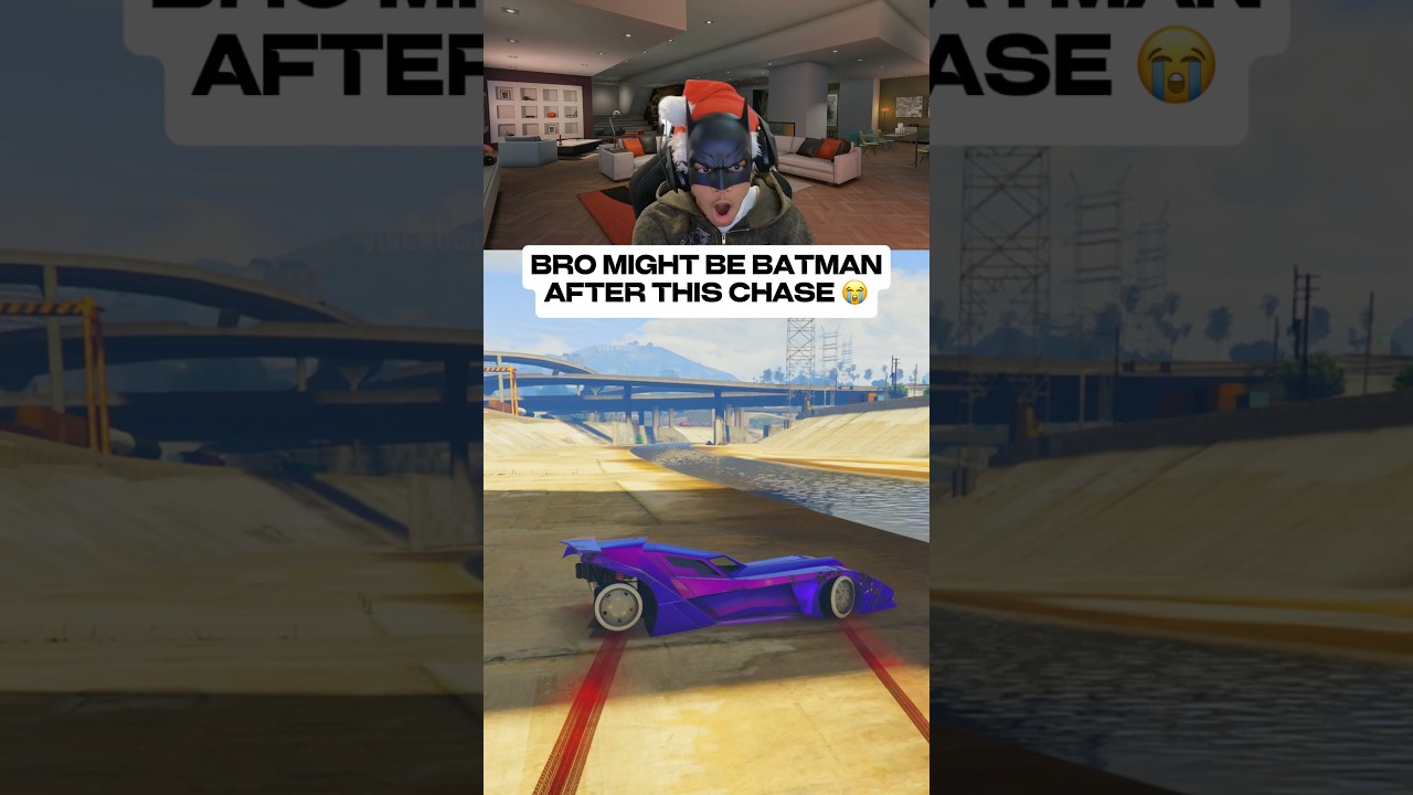 В GTA 5 Бэтмен преследует 30 Ракетных Вольтиков 😂