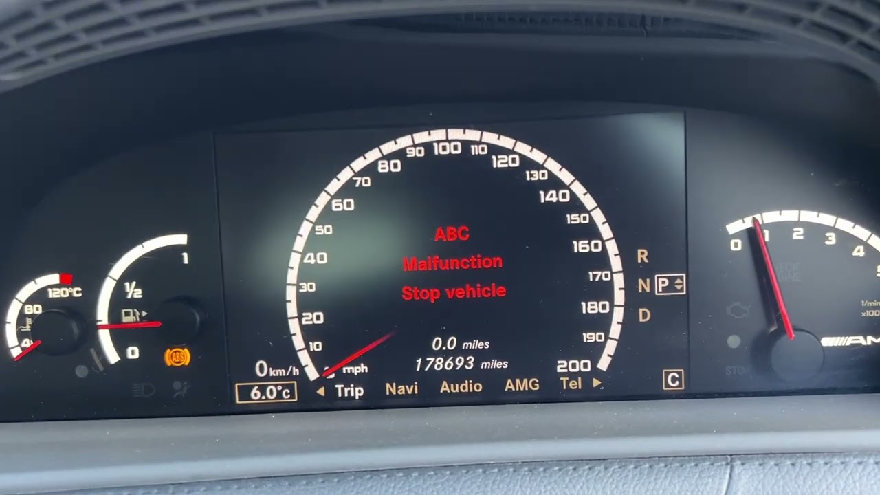 Licznik, przebieg VIN Mercedes C216 CL 63 AMG 2007r